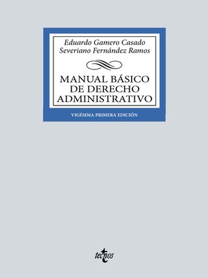 cover image of Manual básico de Derecho Administrativo